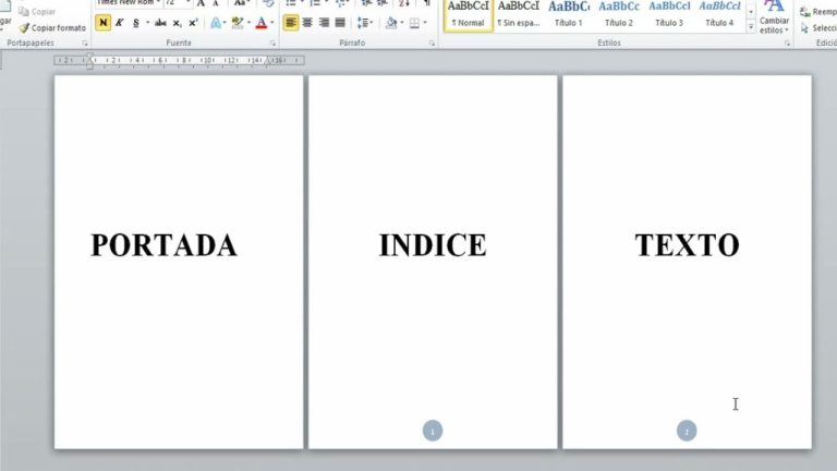 Domina Word: Aprende a separar la portada de tus documentos en simples pasos